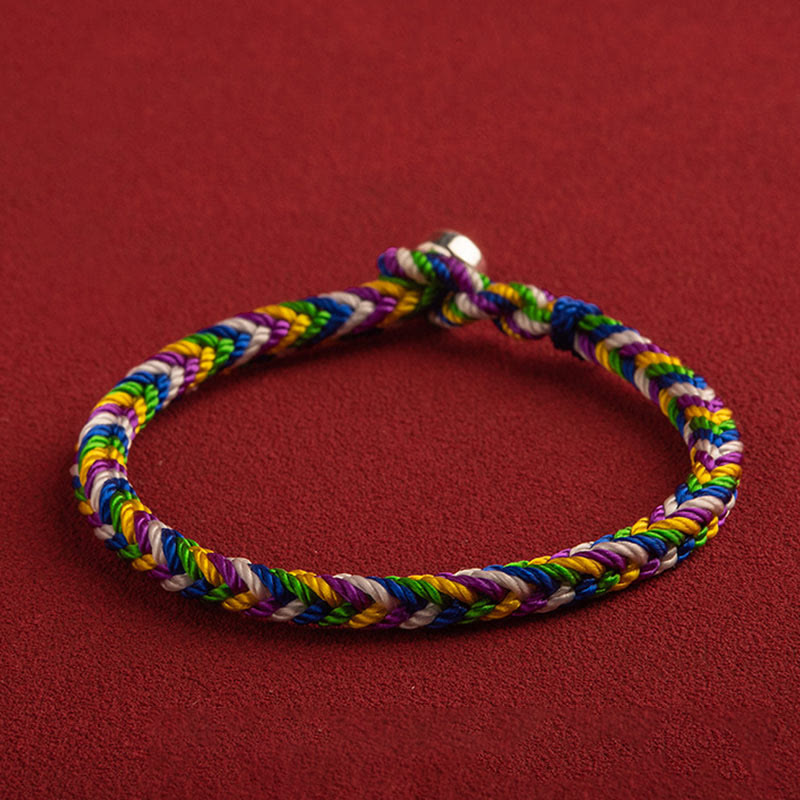 "May everything go your way" Lucky Multicolored Bracelet - Image 9