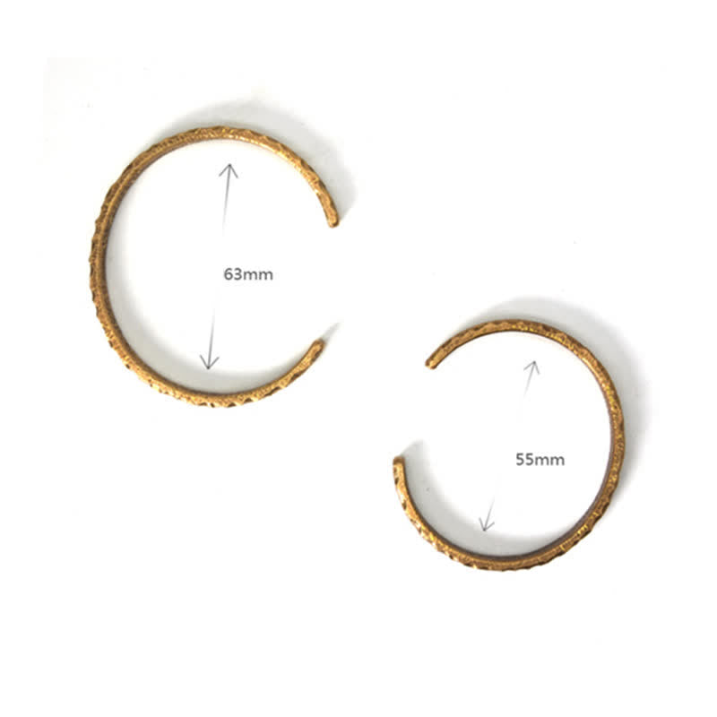 Lava Rock Stone Copper Balance Cuff Bracelet Bangle - Image 24