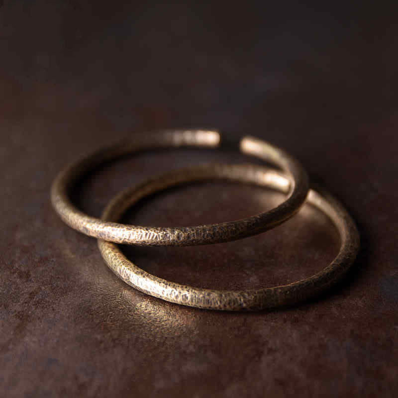 Rustic Design Copper Balance Adjustable Cuff Bracelet