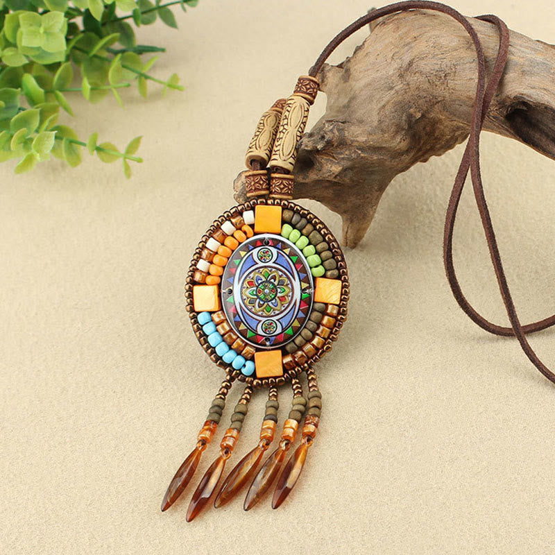 Mandala Pattern Beads Creativity Necklace Pendant - Image 6