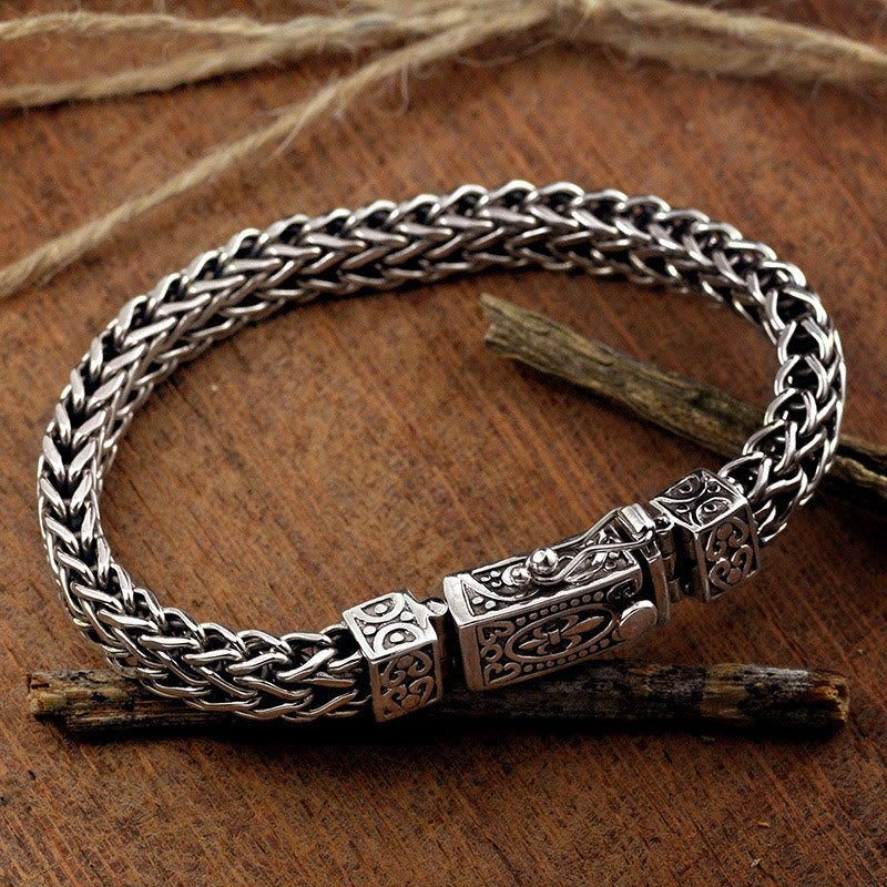 Retro Dragon Keel Braided Design Balance Healing Bracelet