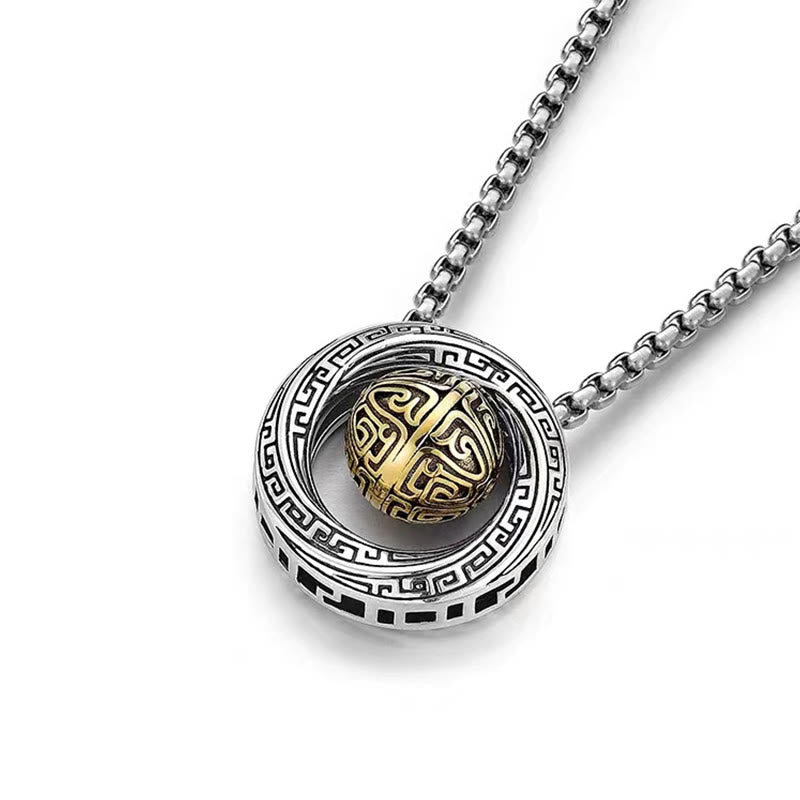 Mobius Lucky Bead Copper Wealth Necklace Pendant - Image 4