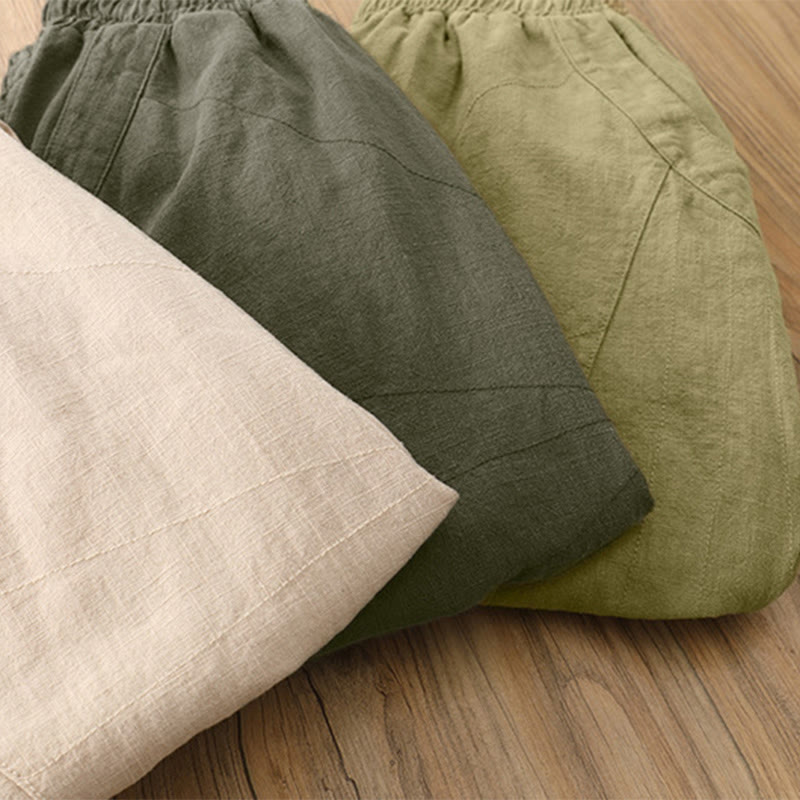 Solid Color Loose Yoga Harem Pants With Pockets - Image 53