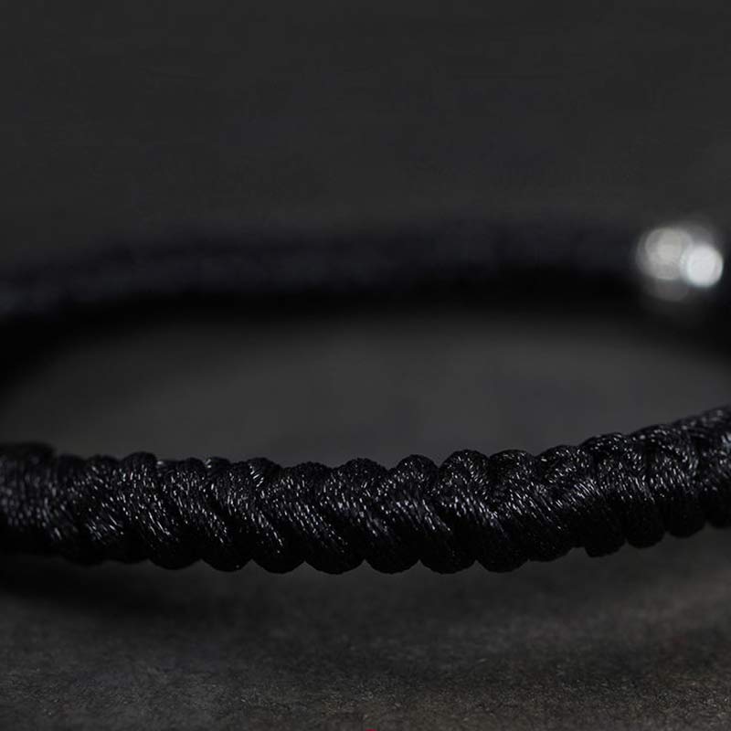 Silver Luck Koi Fish Braided String Bracelet - Image 7