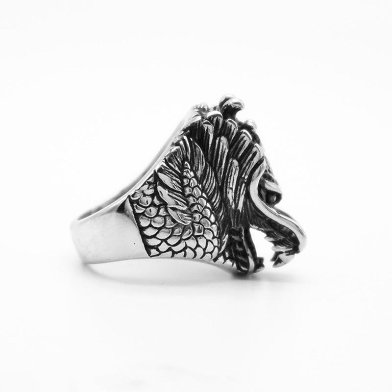 Dragon Balance Titanium Steel Ring - Image 7