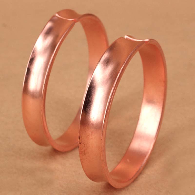Copper Wealth Luck Cuff Bracelet Bangle - Image 4