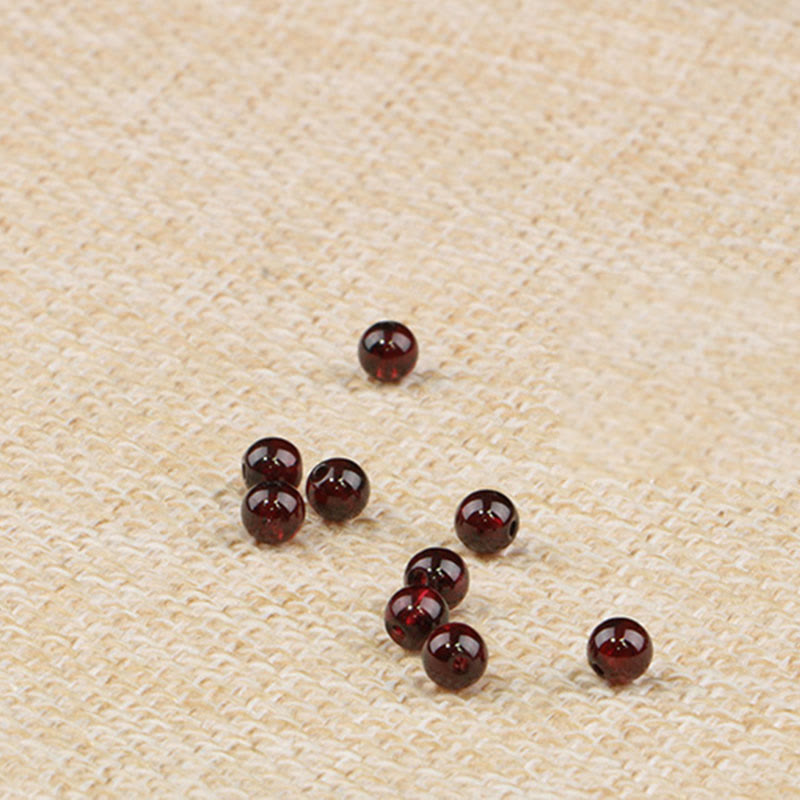 Natural Garnet Strawberry Quartz Calm Bracelet - Image 12