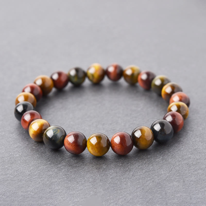 Natural Tiger Eye Positive Protection Bracelet - Image 7