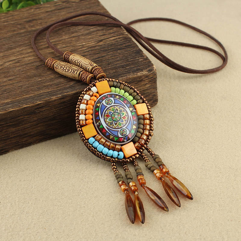 Mandala Pattern Beads Creativity Necklace Pendant - Image 7