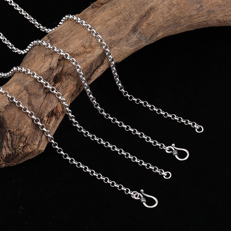 925 Sterling Silver Green Tara Double Dorje Vajra Protection Necklace Pendant - Image 7