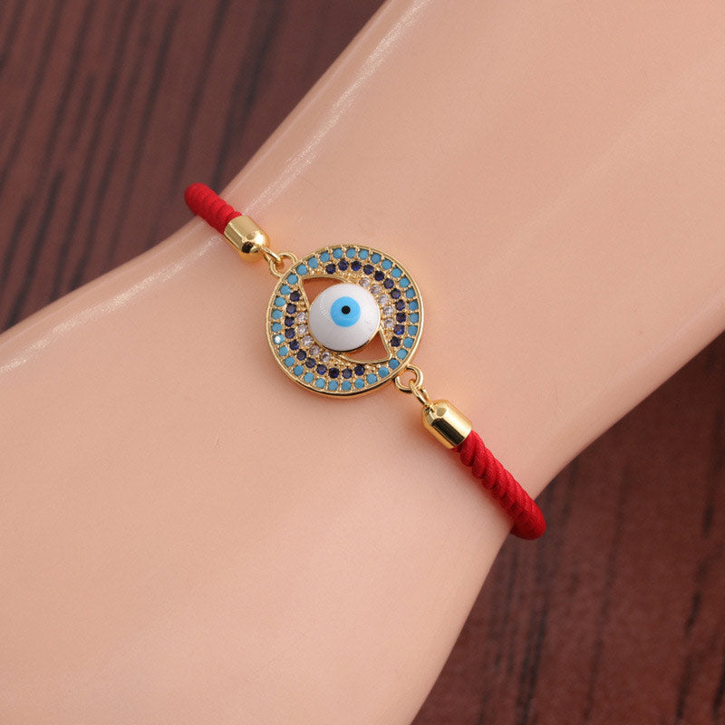 Evil Eye Red String Protection Bracelet - Image 3