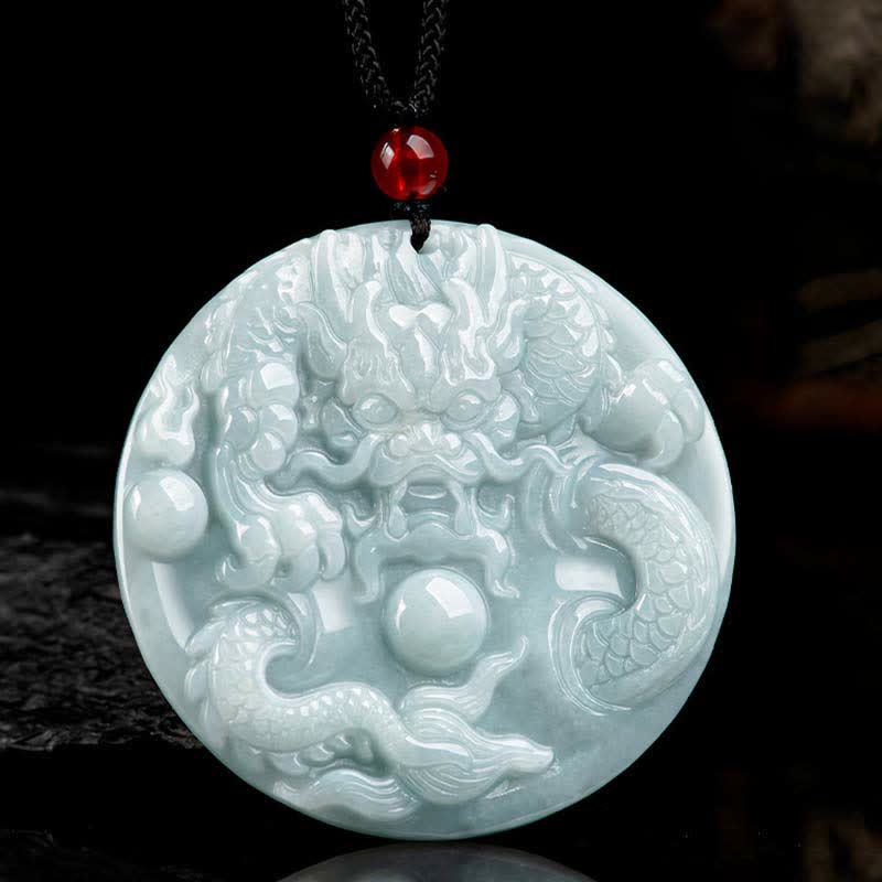 ❗❗❗A Flash Sale- Chinese Zodiac Dragon Jade Success Amulet String Necklace - Image 6