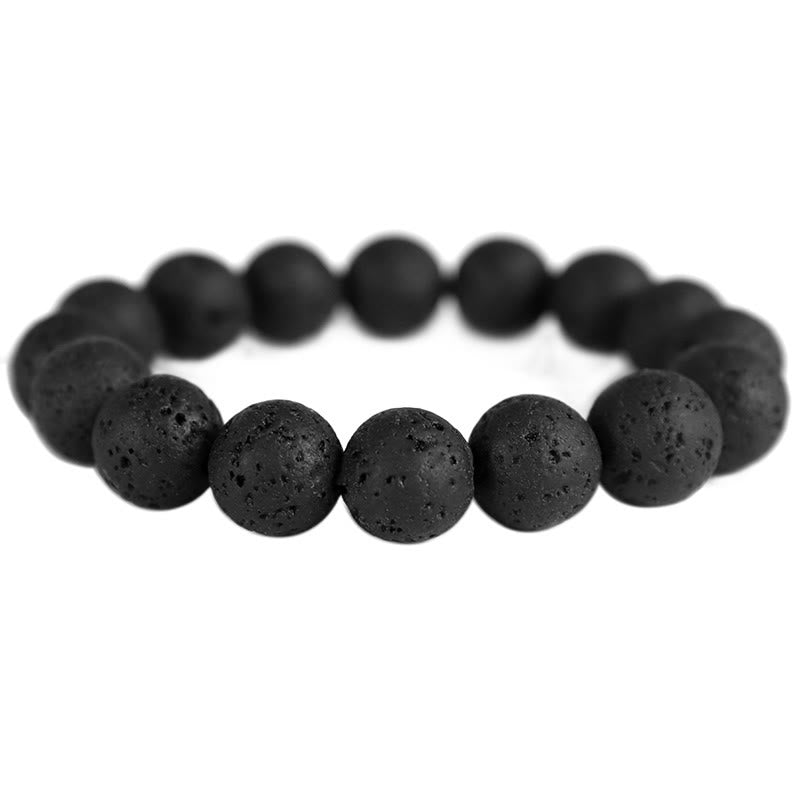 Lava Rock Ebony Wood Tiger Eye Healing Bracelet - Image 17