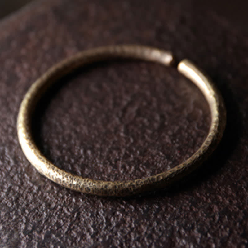 Rustic Design Copper Balance Adjustable Cuff Bracelet - Image 9