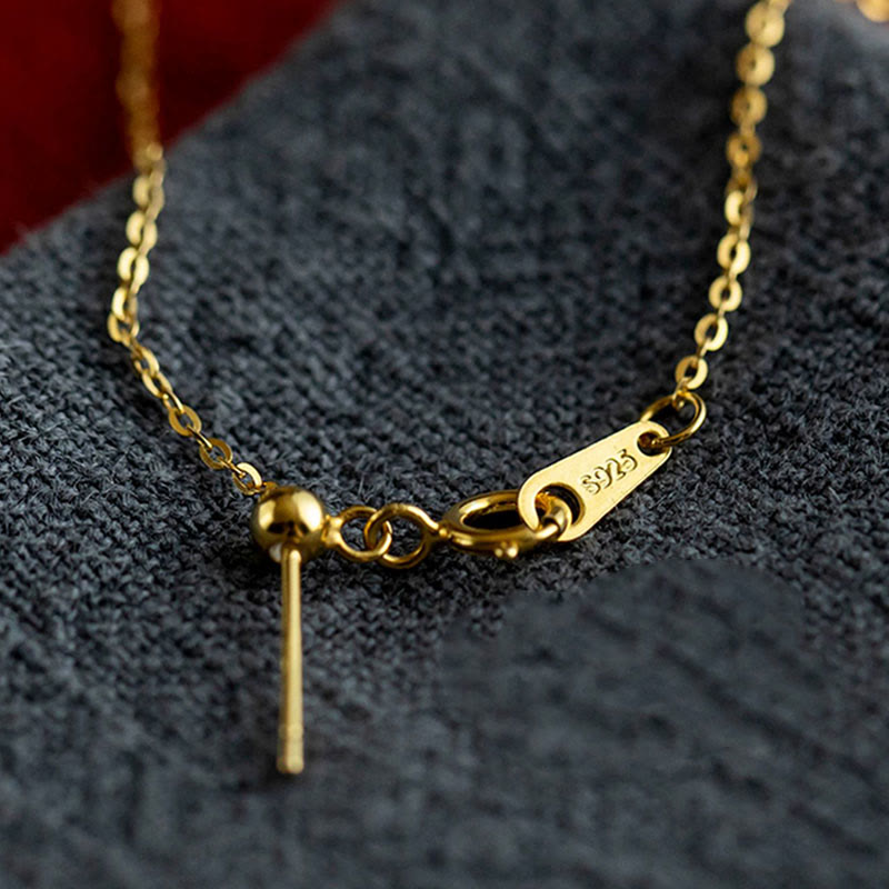 925 Sterling Silver Plated Gold Cinnabar Red Agate Blessing Necklace Pendant Earrings Ring Set - Image 10