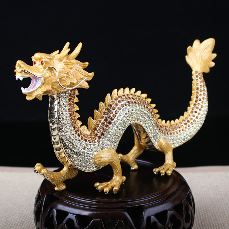 Handmade Feng Shui Dragon Luck Success Home Decoration