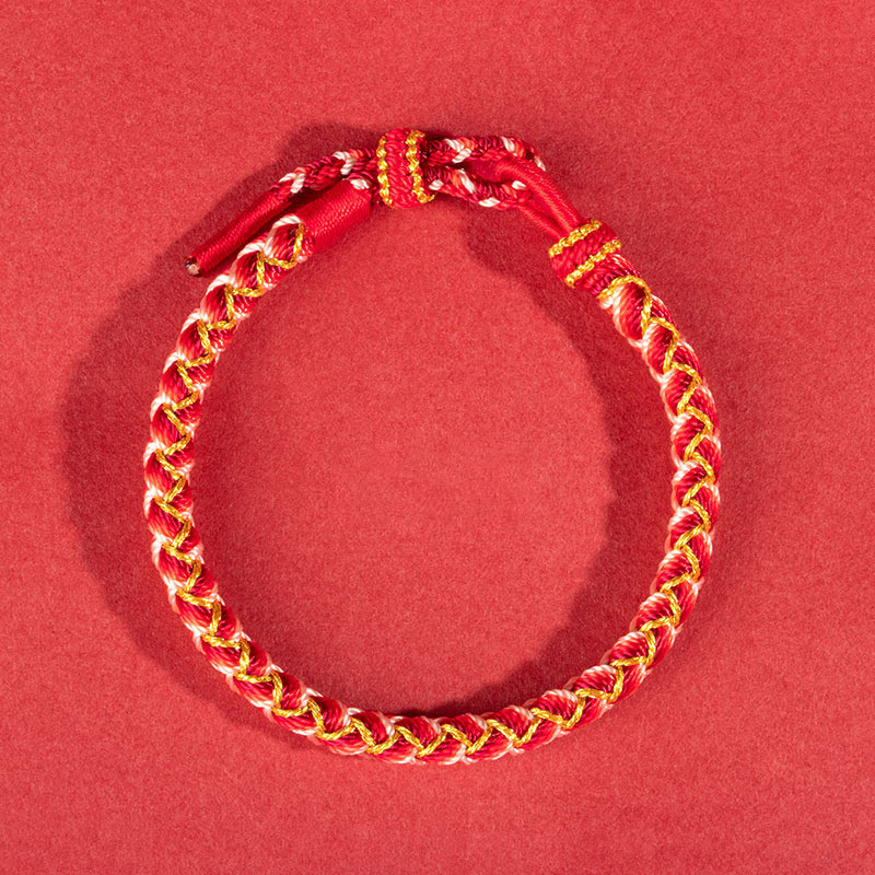 Handmade Year Of The Dragon Scale Protection Rope Bracelet - Image 5