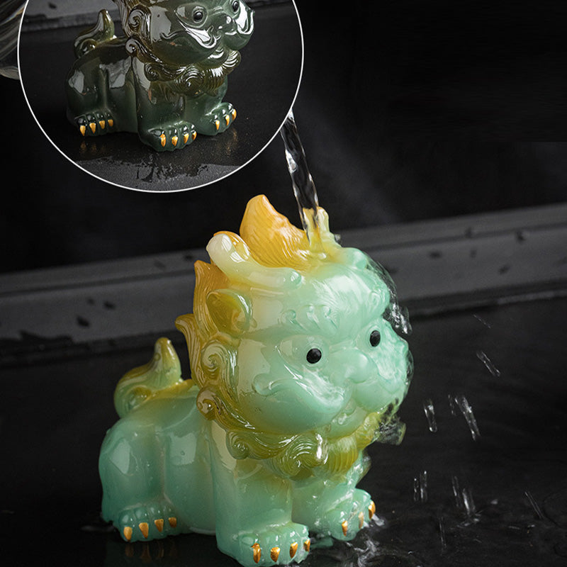Color Changing Small PiXiu Resin Tea Pet Wealth Home Figurine Decoration - Image 19