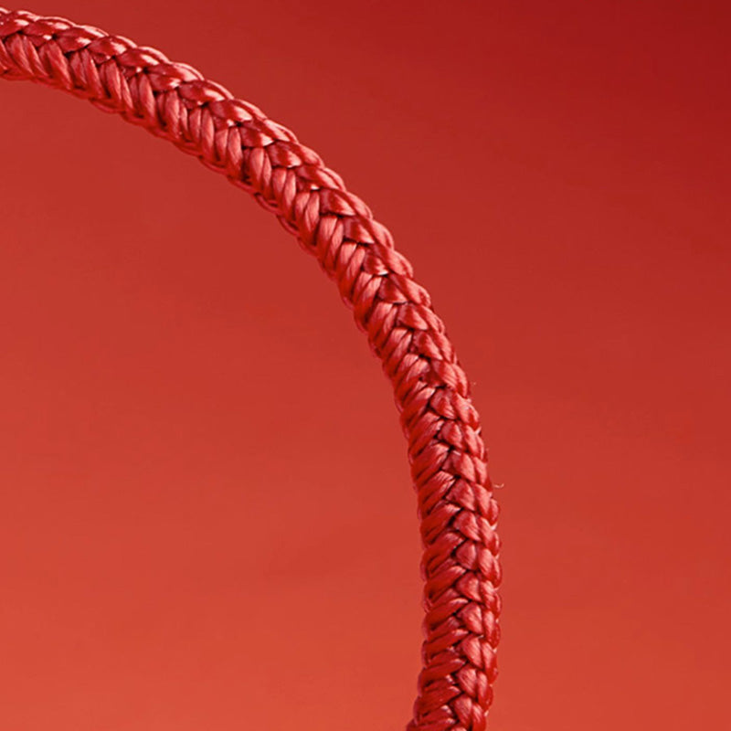 925 Sterling Silver Koi Fish Charm Wealth Success Braided Bracelet - Image 6