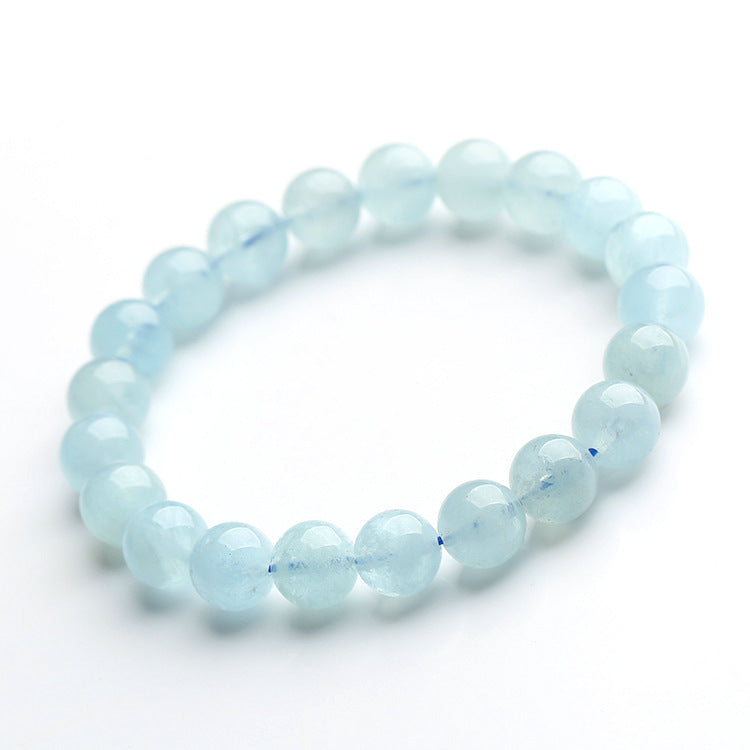 Blue Aquamarine Calming Bracelet - Grounding & Soothing - Image 11