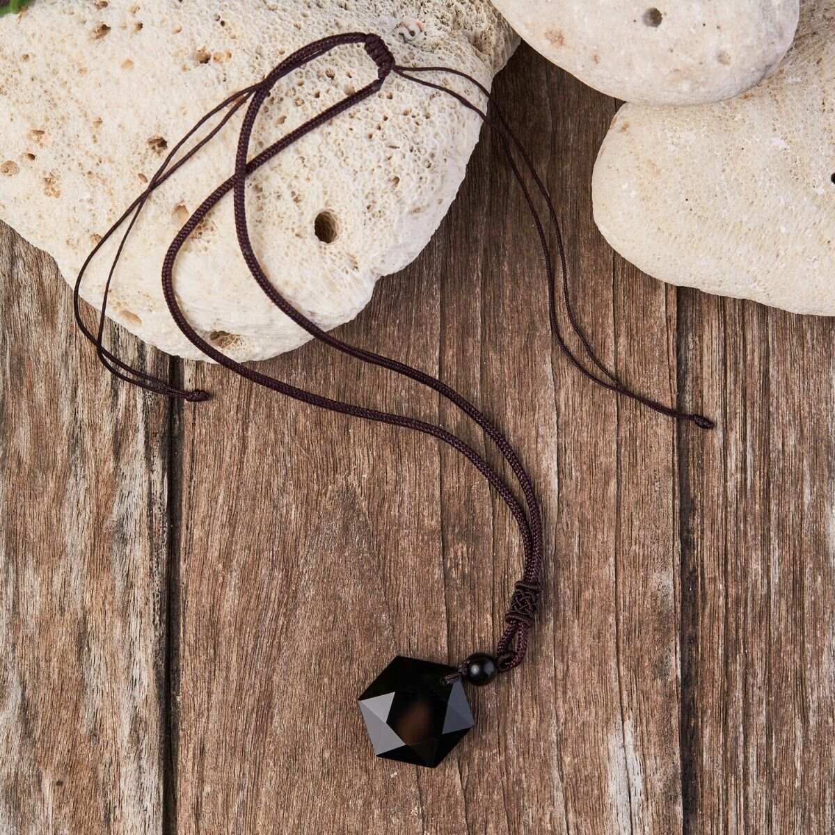 Black Obsidian Talisman - Necklace for Protection - Image 17