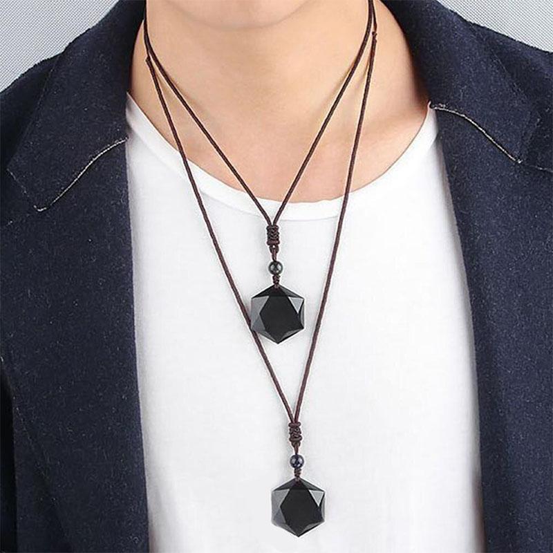 Black Obsidian Talisman - Necklace for Protection - Image 10