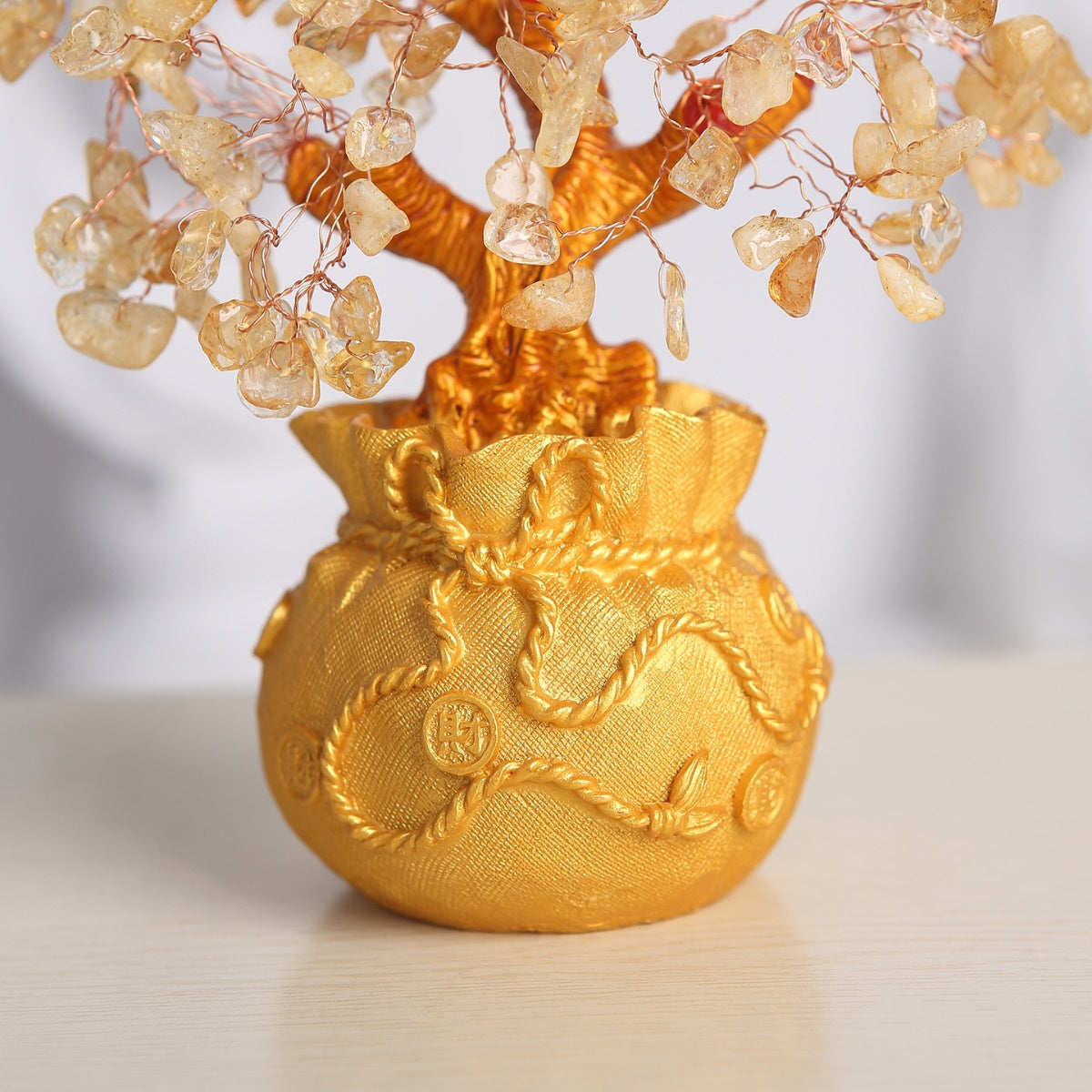 Citrine Money Tree for Prosperity - Feng Shui Gemstone Ornament - Image 3
