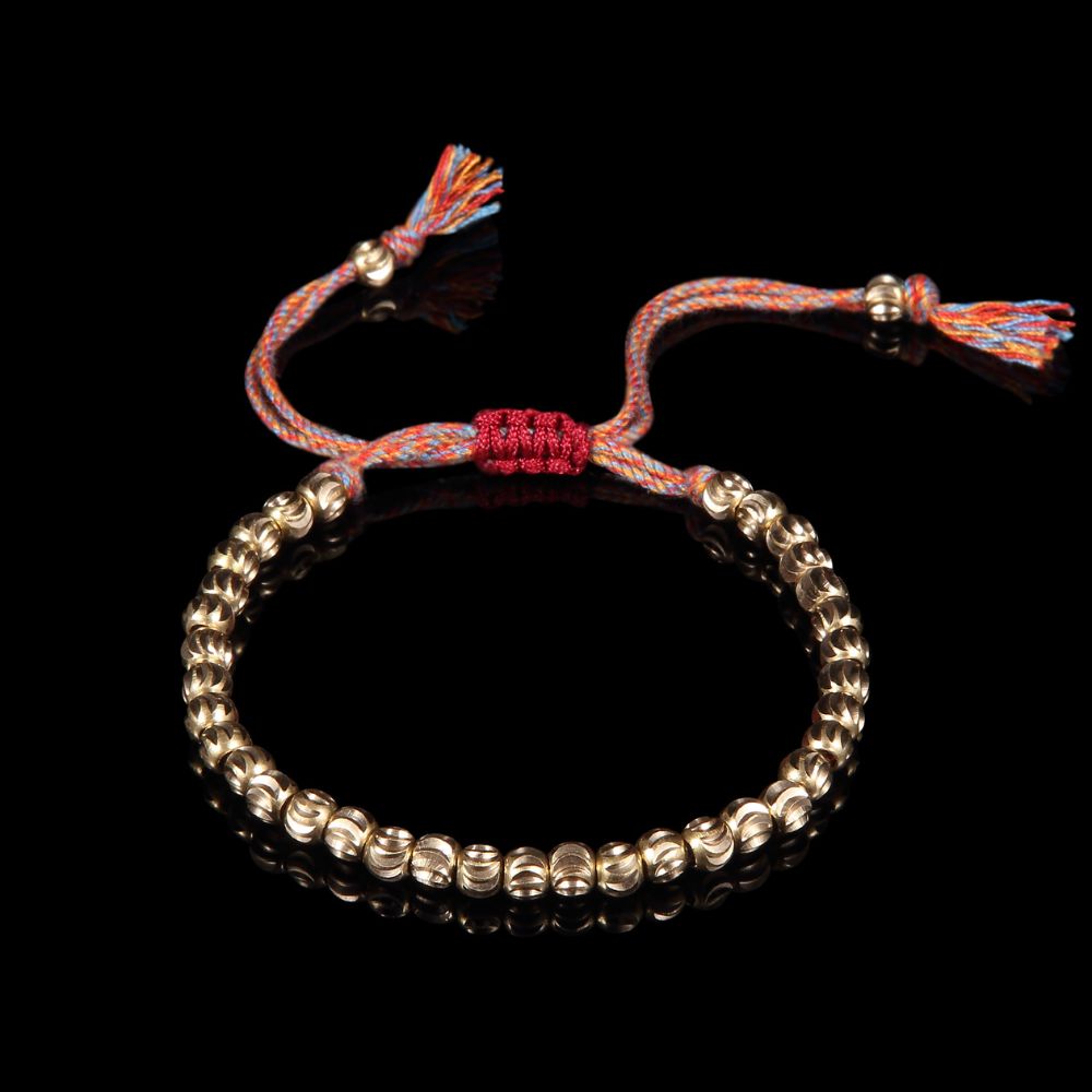 Copper Beads Tibetan Bracelet - Image 3