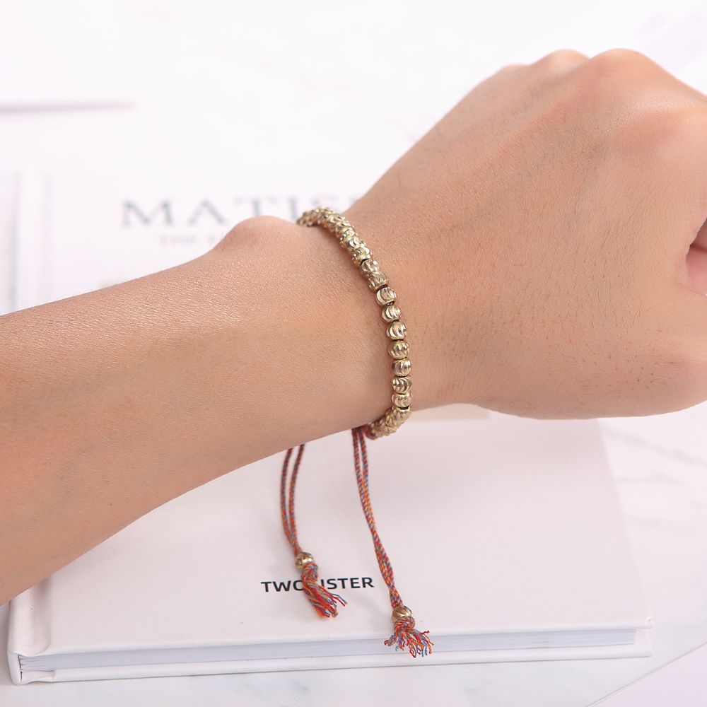 Copper Beads Tibetan Bracelet - Image 4