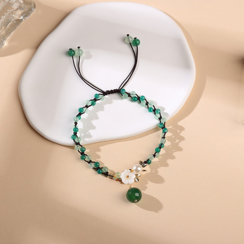 Jade Financial Success Anklet - Image 3
