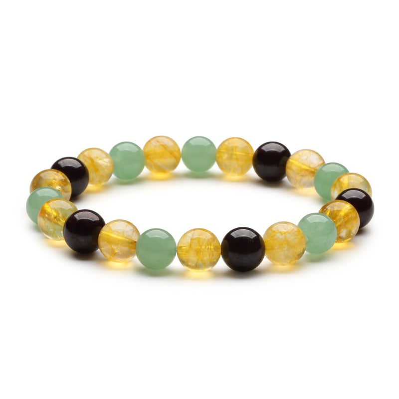 Exclusive: Triple Success Bracelet – Citrine, Aventurine, Garnet