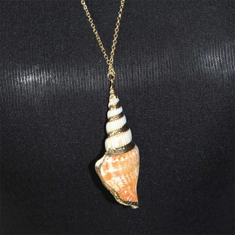 Natural Shankha Conch Shell Seashell Lucky Necklace Pendant - Image 11