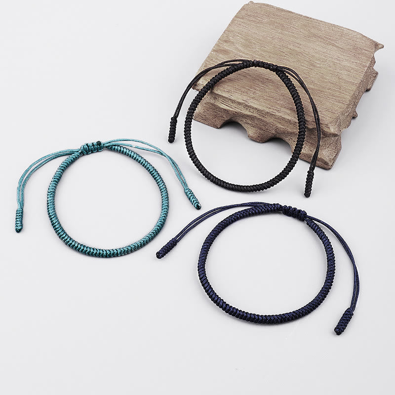 Tibetan 3Pcs King Kong Knot Handcrafted Amulet Strength Bracelet - Image 3