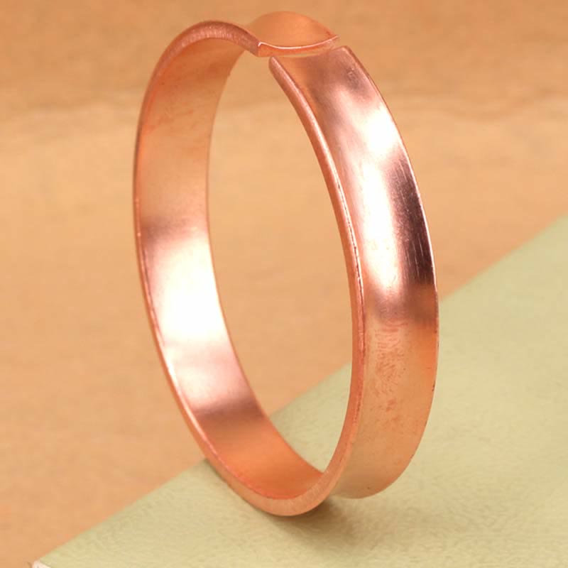 Copper Wealth Luck Cuff Bracelet Bangle - Image 2