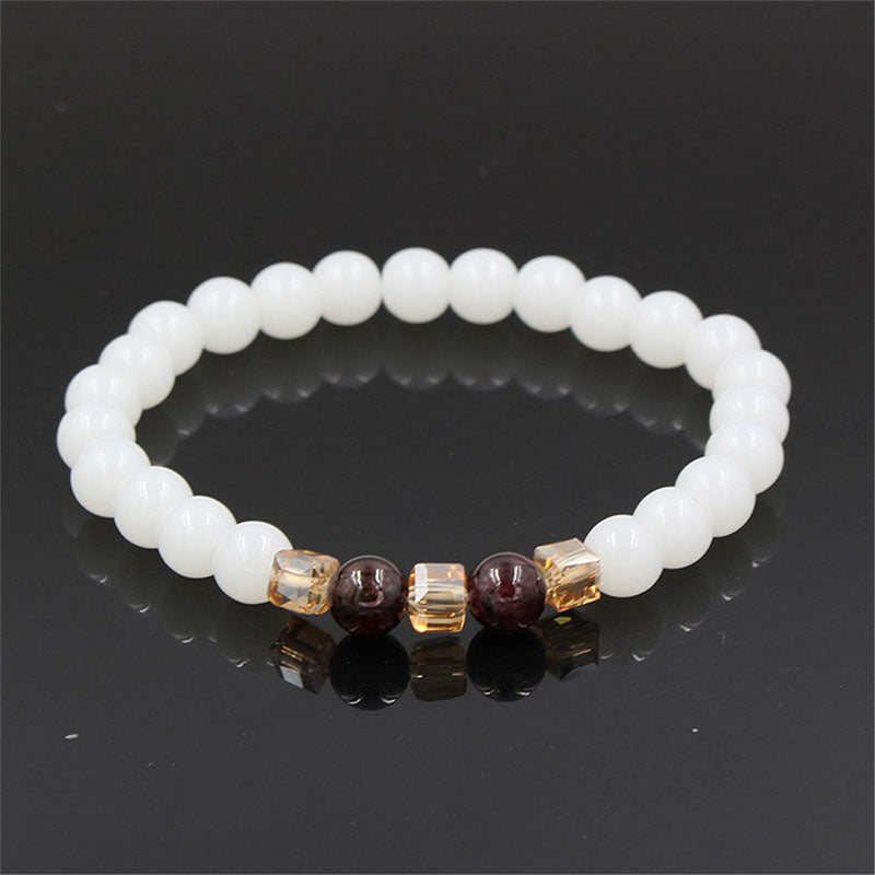 Natural White Jade Protection Bracelet - Image 6