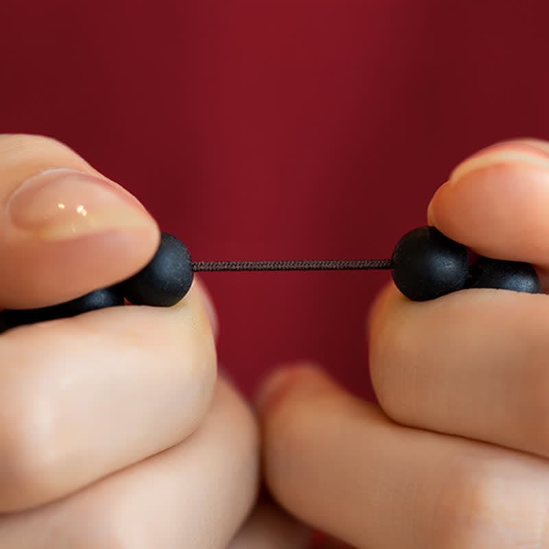 Tibetan Cypress Cinnabar Lotus Healing Bracelet - Image 6