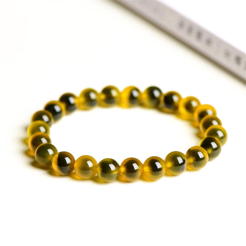 Natural Colorful Candy Agate Harmony Strength Bead Bracelet - Image 8