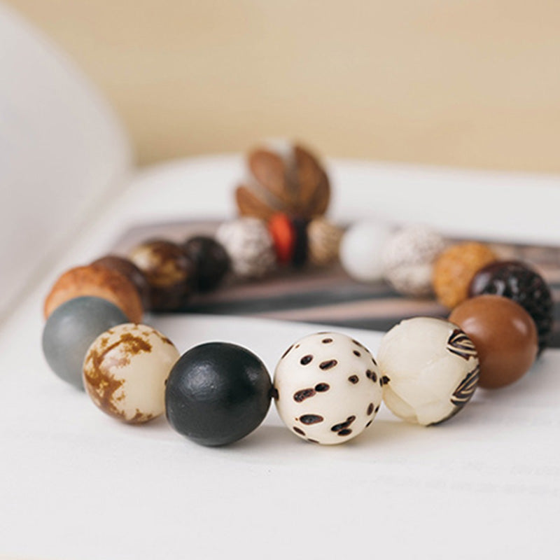 Bodhi Seed Lotus Wisdom Peace Wrist Mala Bracelet - Image 14