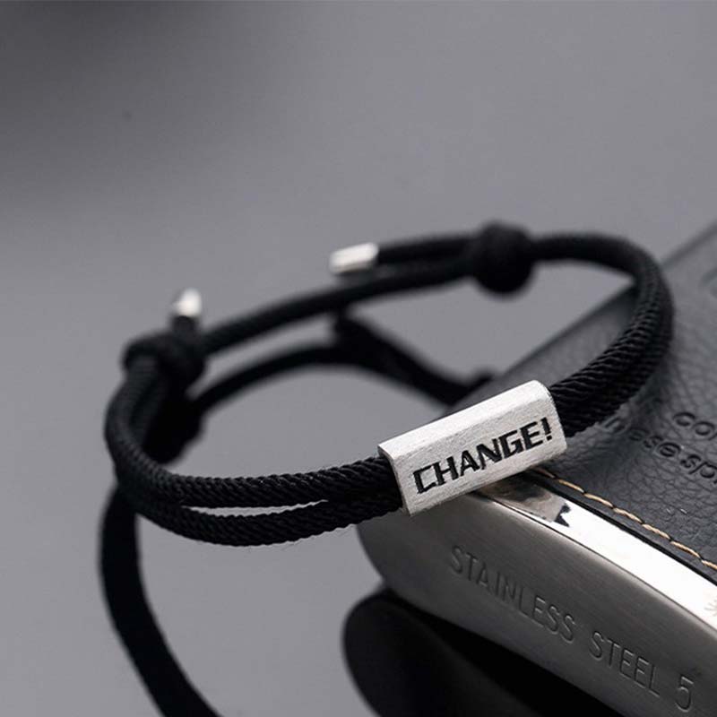 925 Sterling Silver Letter Engraving Blessing String Bracelet - Image 10