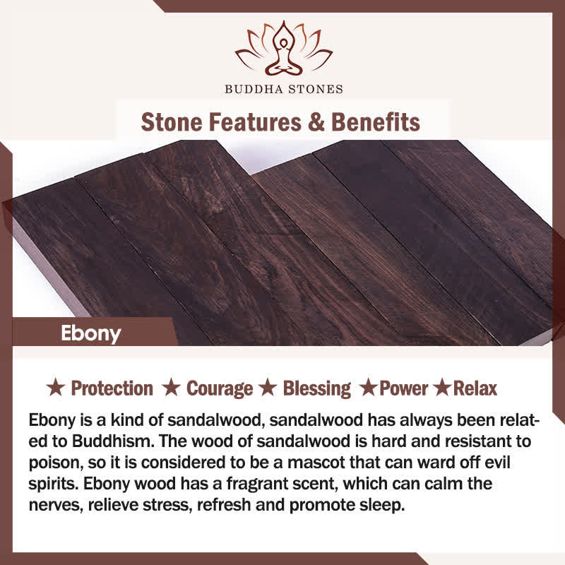 Ebony Flower Protection Blessing Hairpin Decorations - Image 9