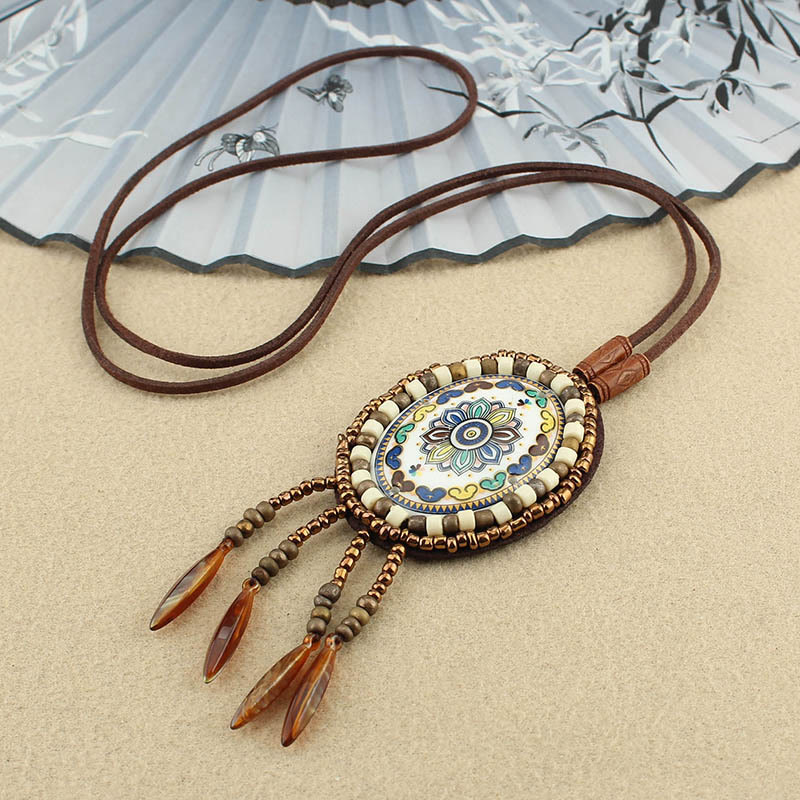 Mandala Pattern Beads Creativity Necklace Pendant - Image 8