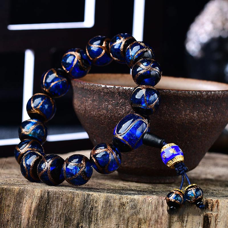 Tibetan Dragon Vein Agate Healing Bracelet - Image 16