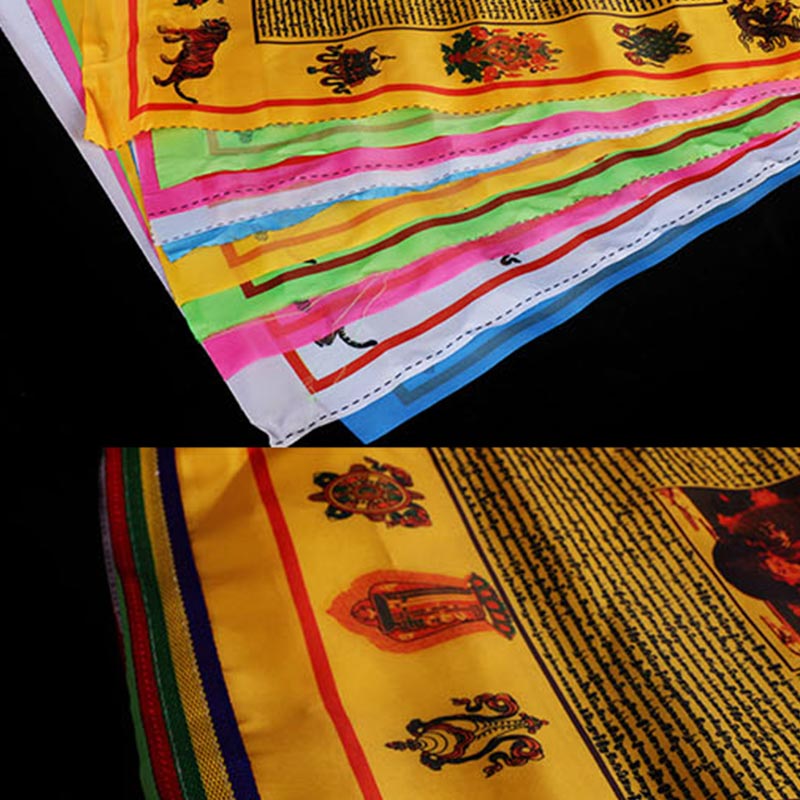 Tibetan Blessing Outdoor 10 Pcs Prayer Flag - Image 4
