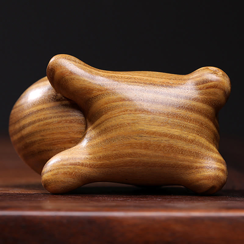 Green Sandalwood Small Mini Cute Rabbit Bunny Peace Decorations - Image 7