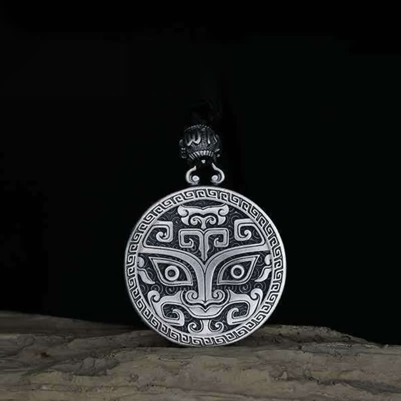 Lucky FengShui Mythological Creature Taotie Wealth Necklace Pendant - Image 7