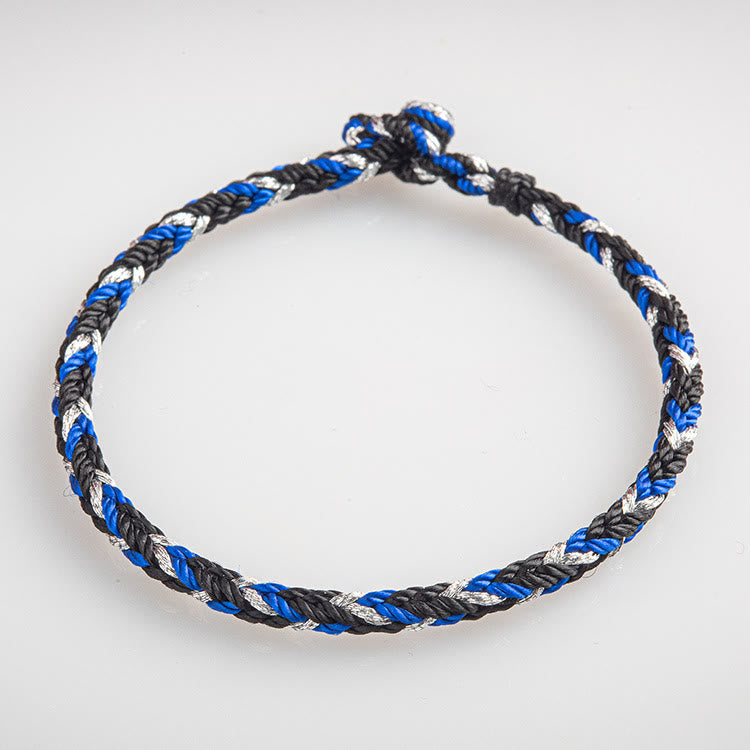 "May prosperity fill your life" Lucky Multicolored Bracelet - Image 5