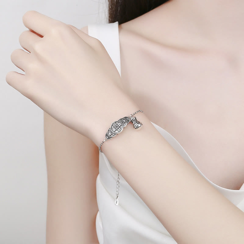 Copper Coin Money Bag Wealth Bracelet - Image 5