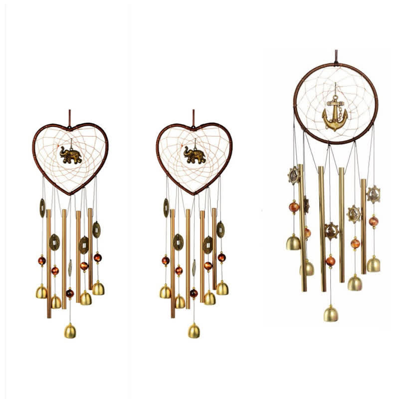 Dream Catchers Love Elephant Boat Wall Hanging Chime Bell Handmade Home Decoration