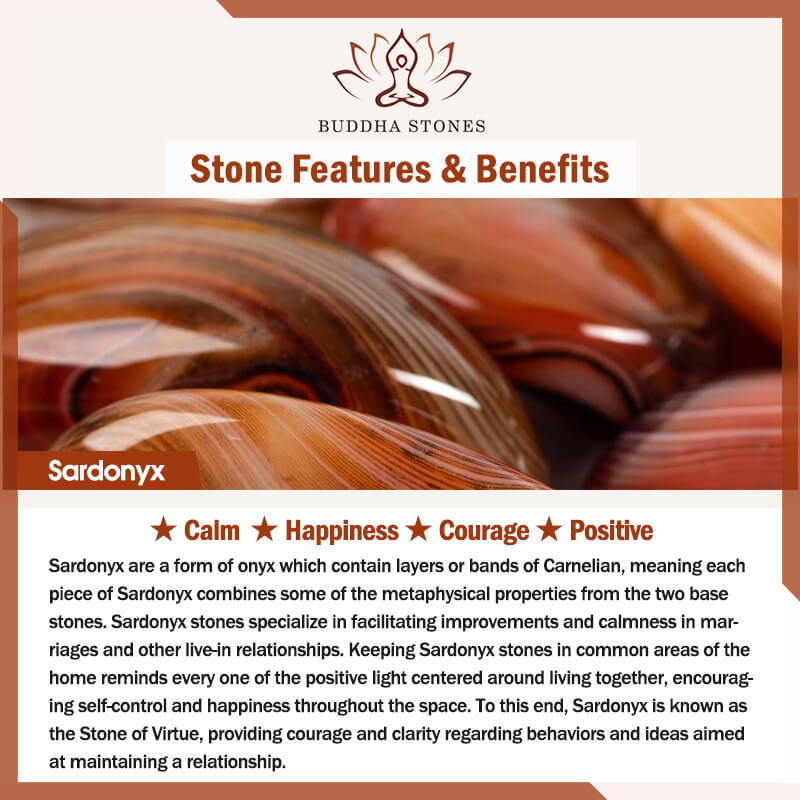 Natural Sardonyx Courage Happiness Bracelet - Image 9