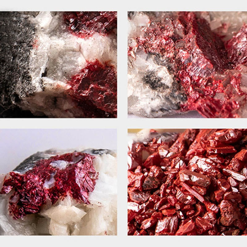 925 Sterling Silver Natural Cinnabar Bead Calm Handmade Braided String Bracelet - Image 18